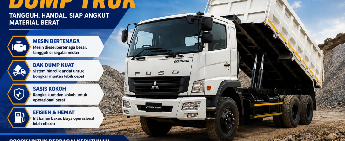 Fuso Fighter Dump Truk: Spesifikasi, Harga & Kapasitas