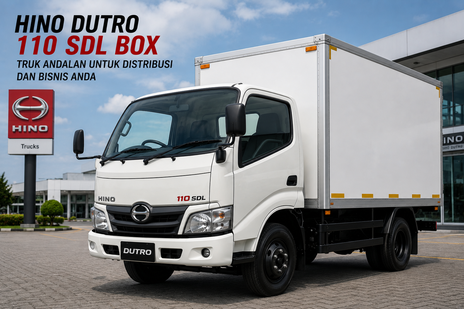 Hino Dutro 110 SDL Box: Harga, Spesifikasi & Ukuran 2026