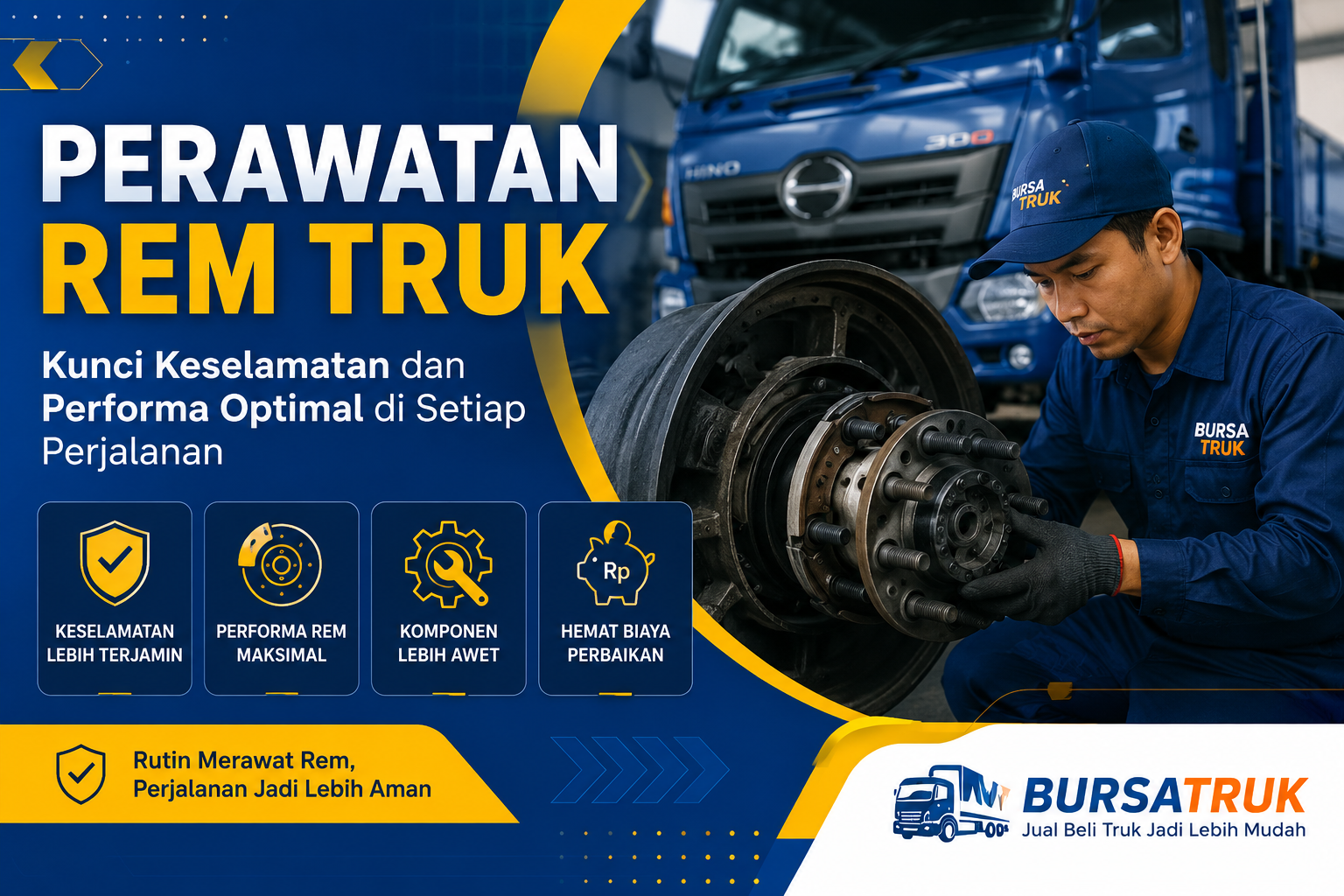Perawatan Rem Truk: Cara Menjaga Rem Tetap Pakem dan Aman