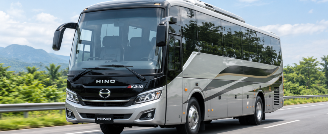 Hino Bus AK 240: Harga Sasis, Spesifikasi, Kapasitas dan Kelebihannya