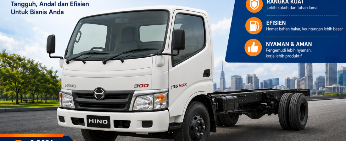Hino 136 HDX 5.8 2026: Harga, Spesifikasi, Muatan & Kredit