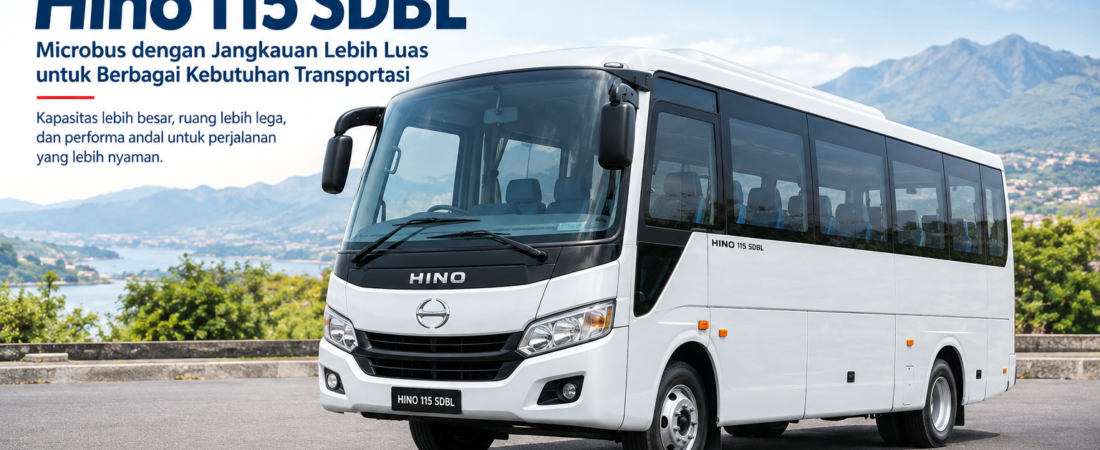 Hino Bus 115 SDBL: Harga Sasis, Spesifikasi, Kapasitas dan Kelebihannya